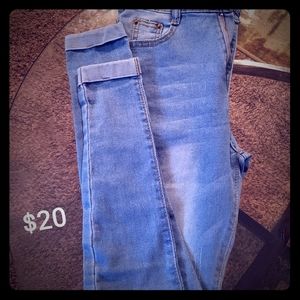 New Shein Stretch Jeans Juniors size XS (2)